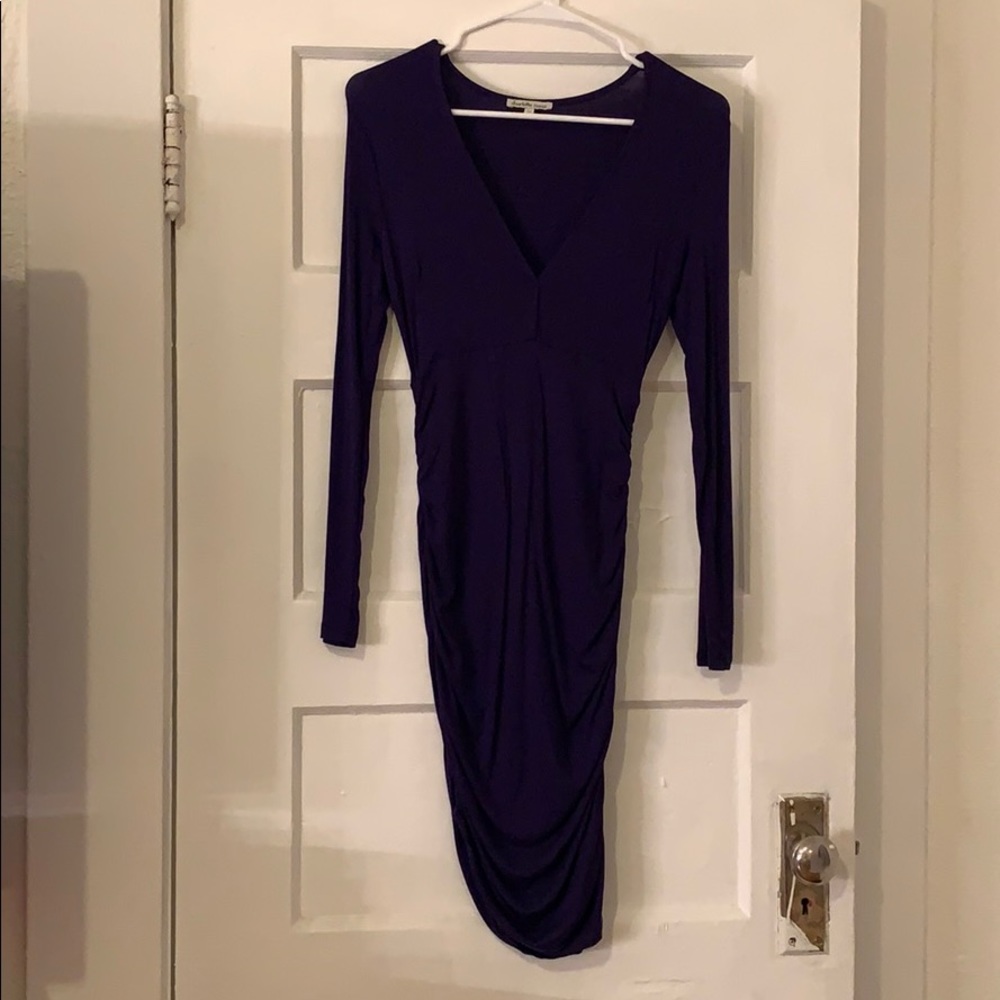Midnight Blue Long Sleeved Dress